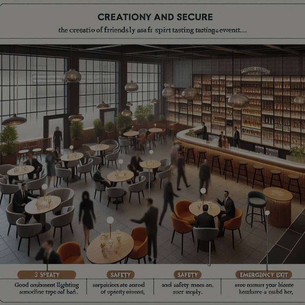 Comment créer un espace bar convivial et sécurisé pour les événements de dégustation de spiritueux ?